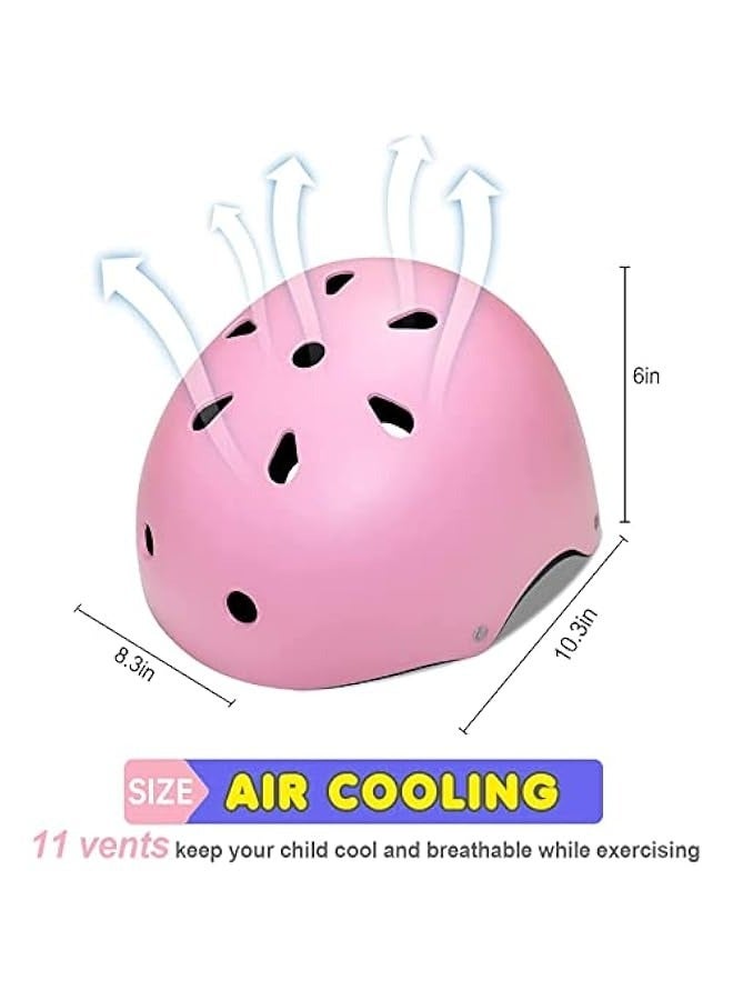 دوركو خوذة قابلة للتعديل للأطفال (3-8 سنوات) - حماية شاملة للأولاد والبنات في رياضات الدراجات والتزلج - مجموعة معدات رياضية واقية (سادات الركبة والكوع والمعصم) - Image 3