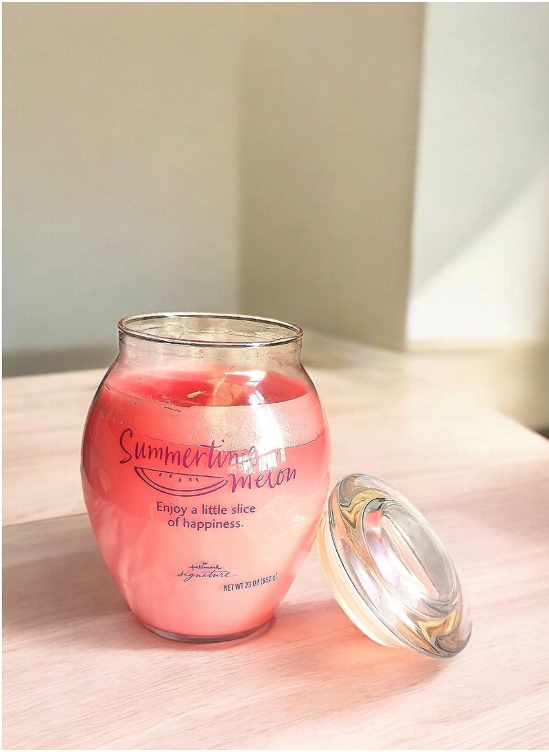 Scented Jar Candle Summertime Melon With Lid 652 g - pzsku/Z0A600BE19C2120F9AF2EZ/45/_/1733948766/053d36d7-b3a7-4631-9698-d513f447cb0c