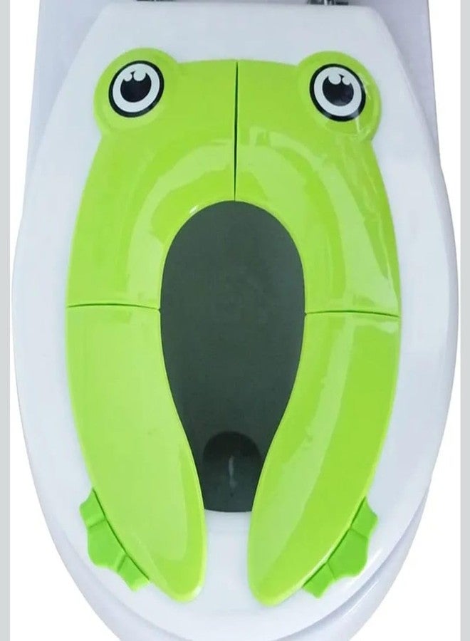 JUICIQ Foldable Baby Toilet Training Seat with Non-Slip Pads & Anti-Slip Buckle | Soft Smooth Surface | Portable Travel-Friendly Potty Seat for Toddlers, Kids, Boys & Girls - Image 3