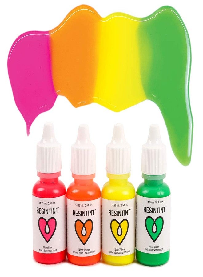 ArtResin ResinTint - Liquid Pigment - Non-Toxic - Non-Flammable - Neon - 4 Pack - Image 5