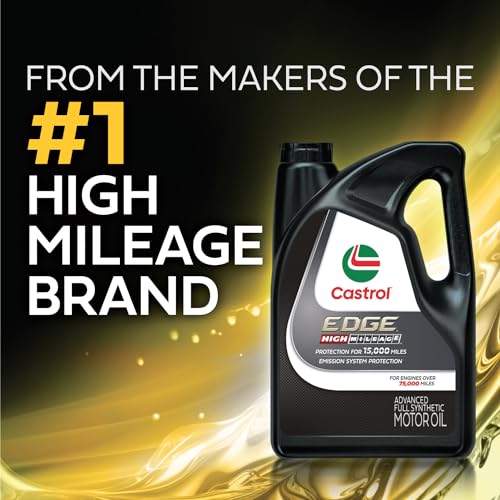 Castrol EDGE High Mileage 10W-40 Advanced Full Synthetic Motor Oil, 1 Quart, Pack of 6 - Image 4