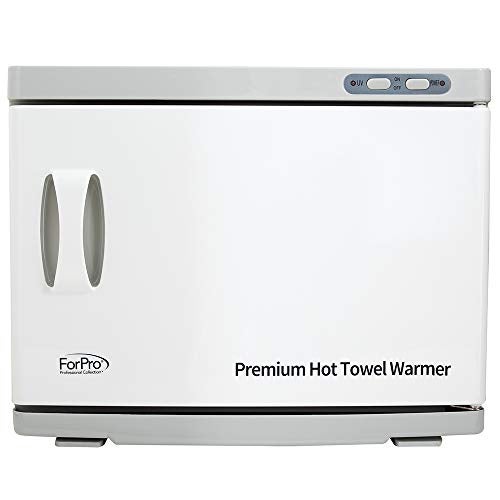 ForPro Professional Collection Premium Hot Towel Warmer, 23L Extra Large Capacity, Two Stainless Steel Racks, White - Image 3