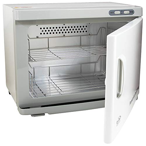 ForPro Professional Collection Premium Hot Towel Warmer, 23L Extra Large Capacity, Two Stainless Steel Racks, White - Image 1