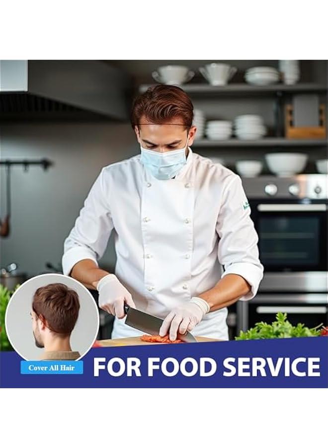 Arabest 50pcs 24'' Hair Nets for Food Service Workers, Unisex, Professionals, Various Ages, Hair Net, Brown, Solid, Nylon, Large, Modern, Pull-On - Image 4