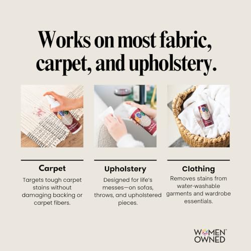 Wine Away Red Wine Stain Remover - Perfect Fabric Upholstery and Carpet Cleaner Spray Solution - Removes Wine Spots - Wine Out - Spray and Wash Laundry to Vanish Stain - 12 Ounce, Set of 3 - Image 5