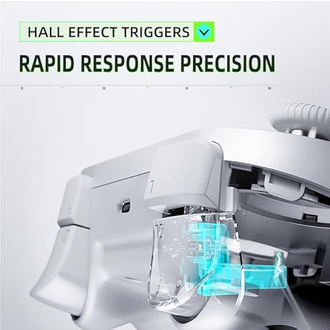 ThundeRobot G45 PRO WIRELESS PC GAME CONTROLLER WITH HALL EFFECT JOYSTICKS & TRIGGERS/GYROSCOPE, RGB LIGHTS FOR WINDOWS PC, SWITCH, IOS & ANDROID - Image 3