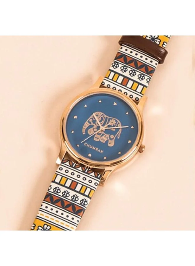 Chumbak  TEAL by Chumbak Aztec Strap Wrist Watch for Women | Best Price UAE
