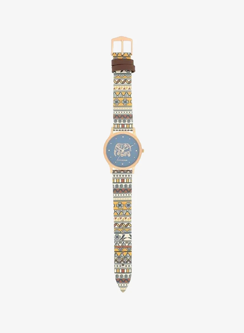Chumbak  TEAL by Chumbak Aztec Strap Wrist Watch for Women | Best Price UAE