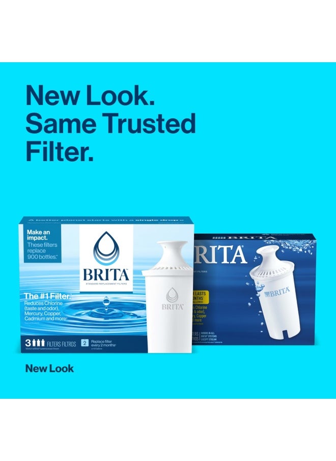 BRITA - Longlast Water Filter Replacement Filters for Pitcher and Dispensers 2ct 060258355024 - Image 1