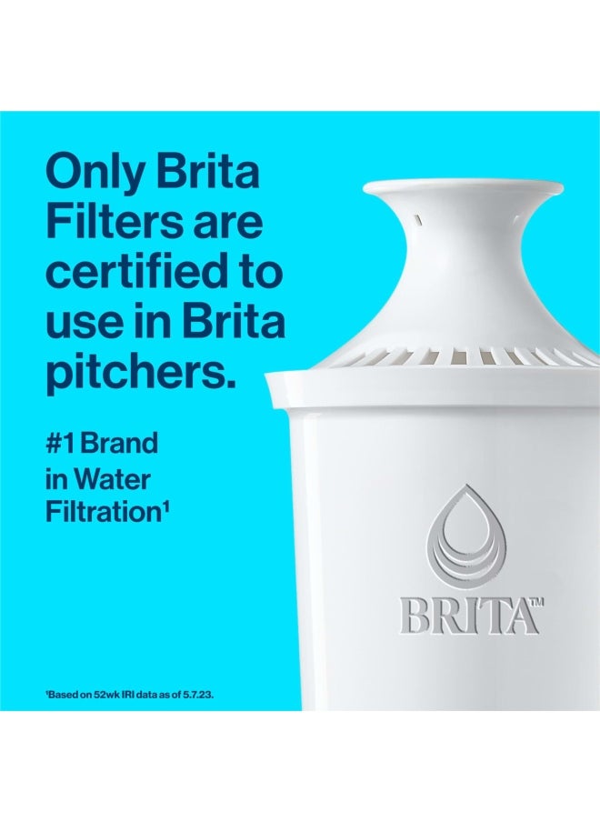 BRITA - Longlast Water Filter Replacement Filters for Pitcher and Dispensers 2ct 060258355024 - Image 1