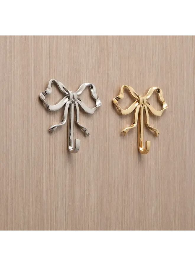 خطاف فراشة ذهبي مقاوم للصدأ، سبيكة زنك ثقيلة، مثبت على الحائط، 3 قطع - Image 5