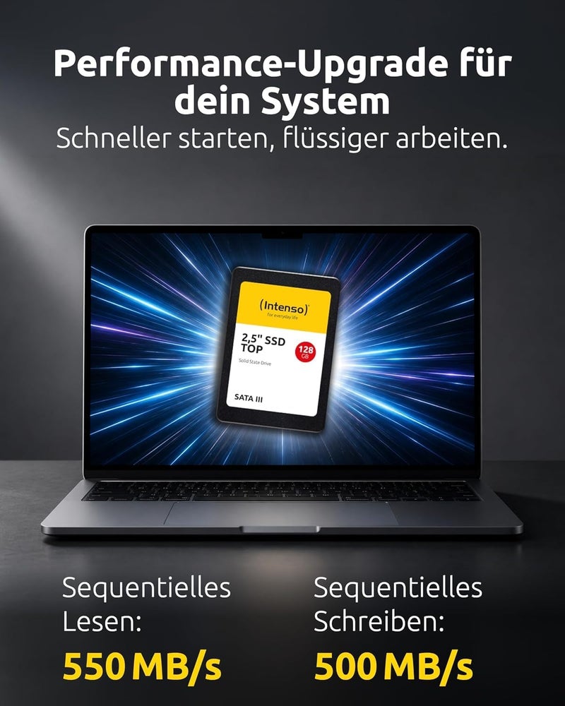 128GB SSD Sata 3 470/540MB, Black - Image 2
