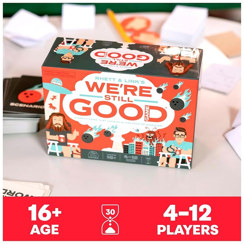Spin Master Games Rhett Link Were Still Good Party Card Game Comedy YouTube Good Mythical Morning Funny Interesting Board Game for Adults Teens Ages 16 and up - Image 2