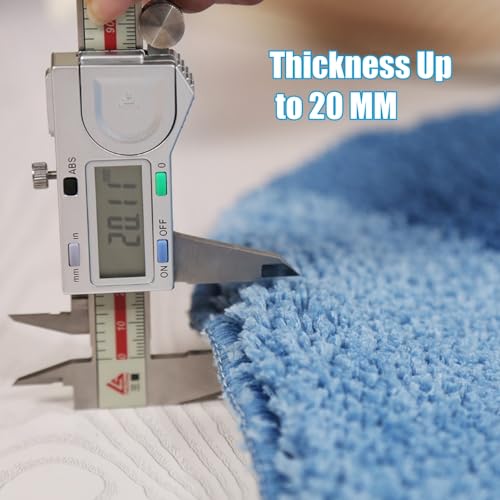 IcosaMro Blue Bathroom Rugs Whale Bath Rug Cute Non Slip Mat Washable Microfiber Terry Water Absorbent Farmhouse Floor Mat for Boys Girls Kids, 18x24 Inches - Image 4
