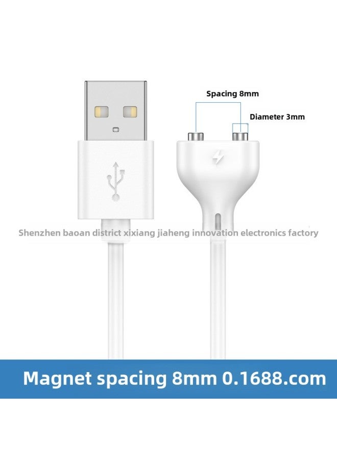Source 80cm2pin Magnetic Charging Line Toy Cup Flashlight Juicer Charging Line Wiring-Color:8.0mm  - Image 1