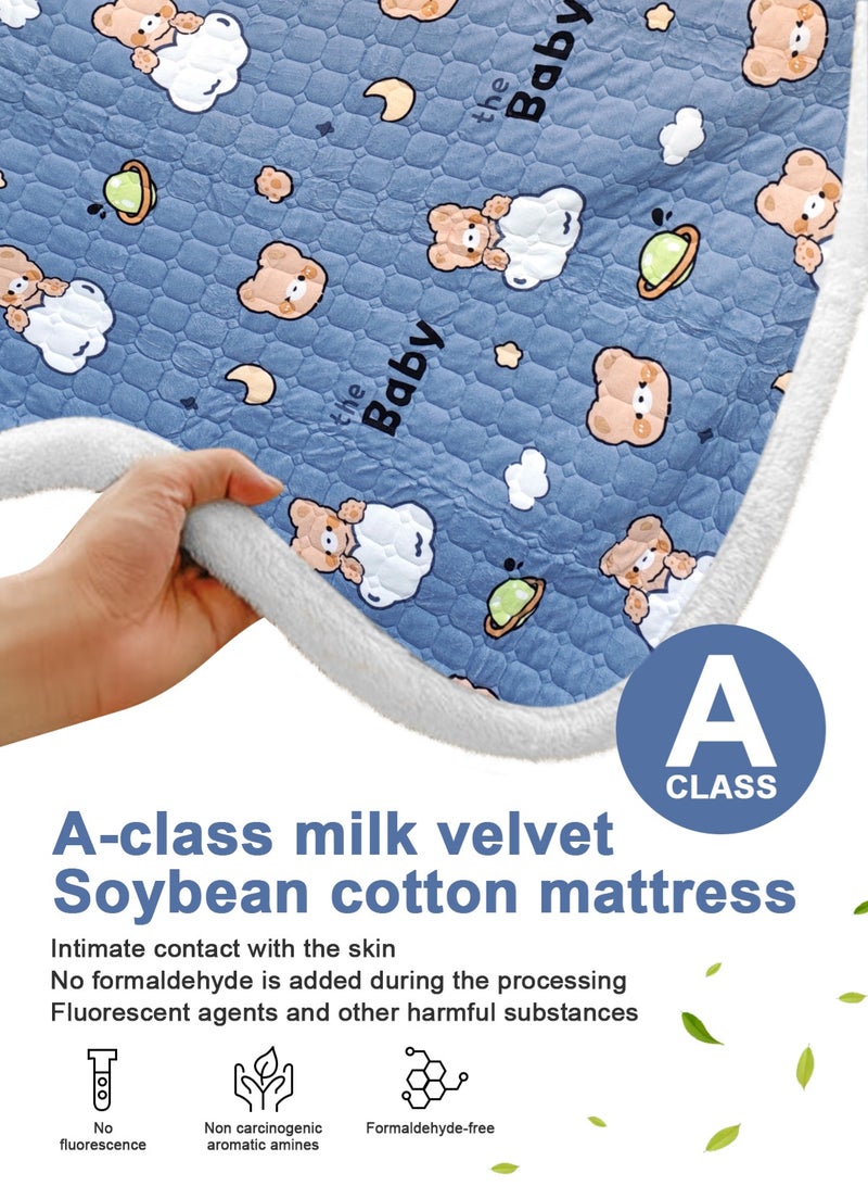 URbazaar Baby Play Mats for Floor, 200x150 Crawling Mat for Playpen, Thicken Soft Padding Foam Playmats for Babies and Toddlers Infants, Foldable and Machine Washable, Boho Design - Image 3