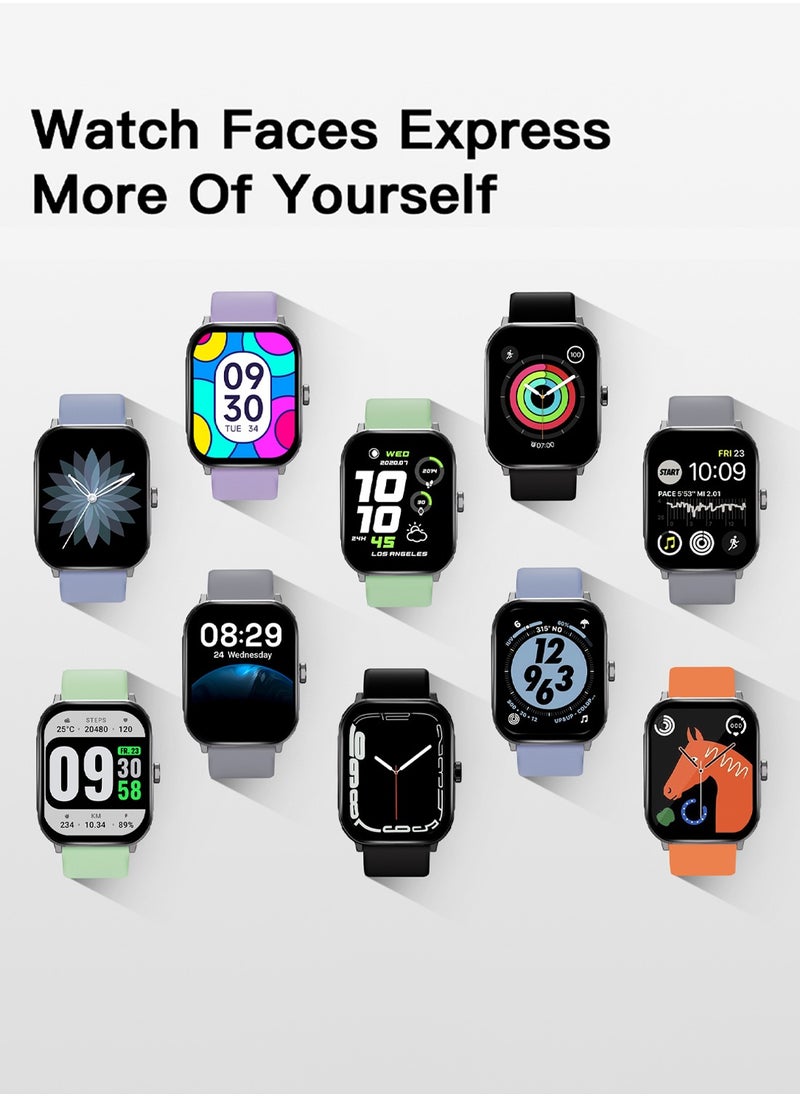 SCYKEI - GT Smart Watch for Men Women(Answer/Make Calls),2.1"Semi-AMOLED Display,Blood Oxygen SpO2, 24/7 Heart Rate Monitor,Long 10-day Battery Life,IP68,Compatible with Android iOS - Image 1