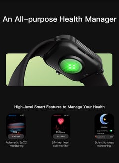 SCYKEI GT Smart Watch for Men Women(Answer/Make Calls),2.1"Semi-AMOLED Display,Blood Oxygen SpO2, 24/7 Heart Rate Monitor,Long 10-day Battery Life,IP68,Compatible with Android iOS  - Image 5