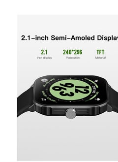SCYKEI GT Smart Watch for Men Women(Answer/Make Calls),2.1"Semi-AMOLED Display,Blood Oxygen SpO2, 24/7 Heart Rate Monitor,Long 10-day Battery Life,IP68,Compatible with Android iOS  - Image 4