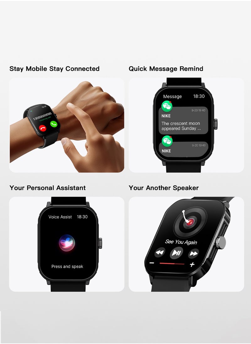 SCYKEI - GT Smart Watch for Men Women(Answer/Make Calls),2.1"Semi-AMOLED Display,Blood Oxygen SpO2, 24/7 Heart Rate Monitor,Long 10-day Battery Life,IP68,Compatible with Android iOS - Image 1