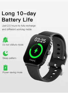 SCYKEI GT Smart Watch for Men Women(Answer/Make Calls),2.1"Semi-AMOLED Display,Blood Oxygen SpO2, 24/7 Heart Rate Monitor,Long 10-day Battery Life,IP68,Compatible with Android iOS  - Image 1