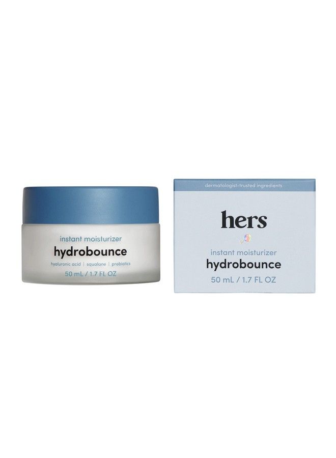 HIMS & HERS Hers Hydrobounce Instant Moisturizer Squalane Moisturizer Made For All Skin Types Moisturizes Smoothes Fine Lines Contains Hyaluronic Acid Squalane And Probiotics 1.7 Fl Oz - Image 2
