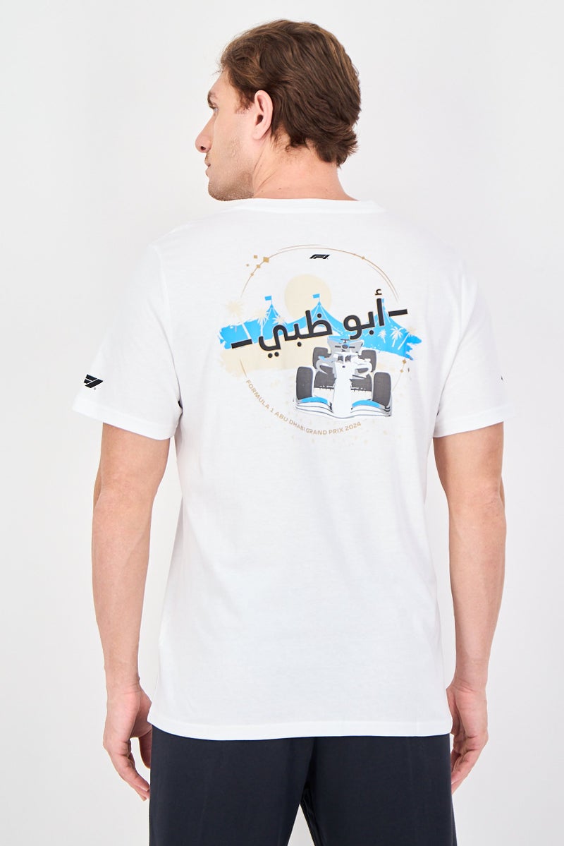 PUMA Men Sportswear Fit Short Sleeve Outdoor T-Shirt, White - Image 4