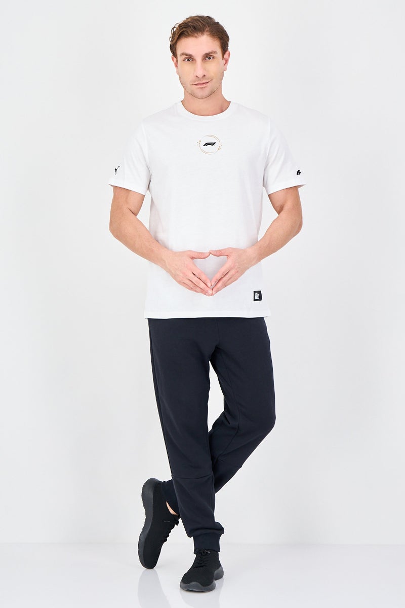 PUMA Men Sportswear Fit Short Sleeve Outdoor T-Shirt, White - Image 3