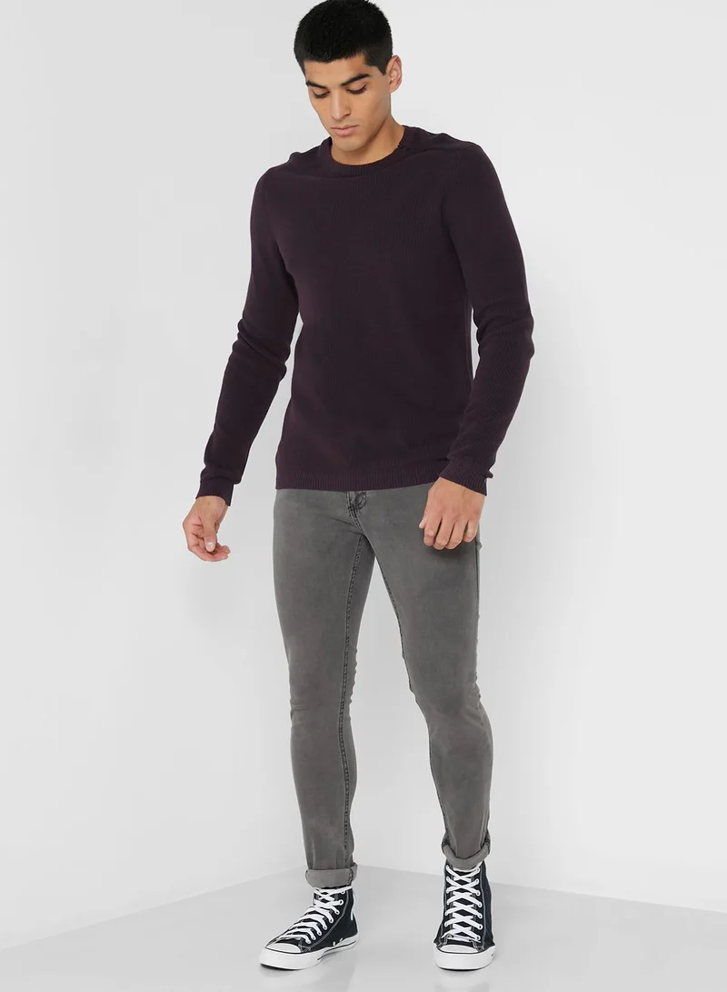 KOTON Front Zip Closure Mid Rise Jeans