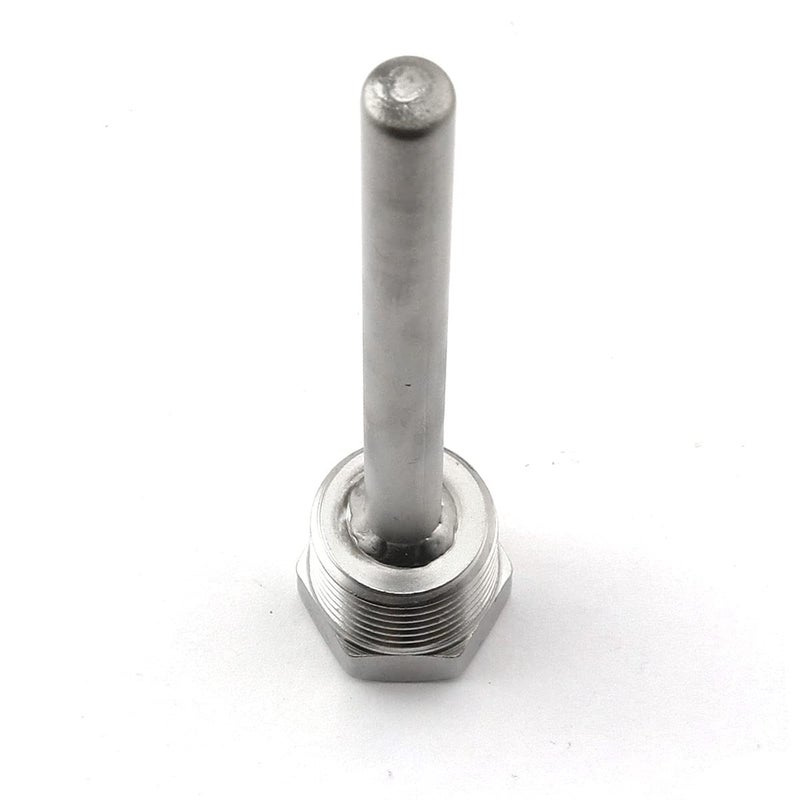 heyous 2pcs 1/2 Inch NPT 100mm Thermowell Stainless Steel Thermowell with Nylon Cable Gland for Temperature Sensors - Image 4