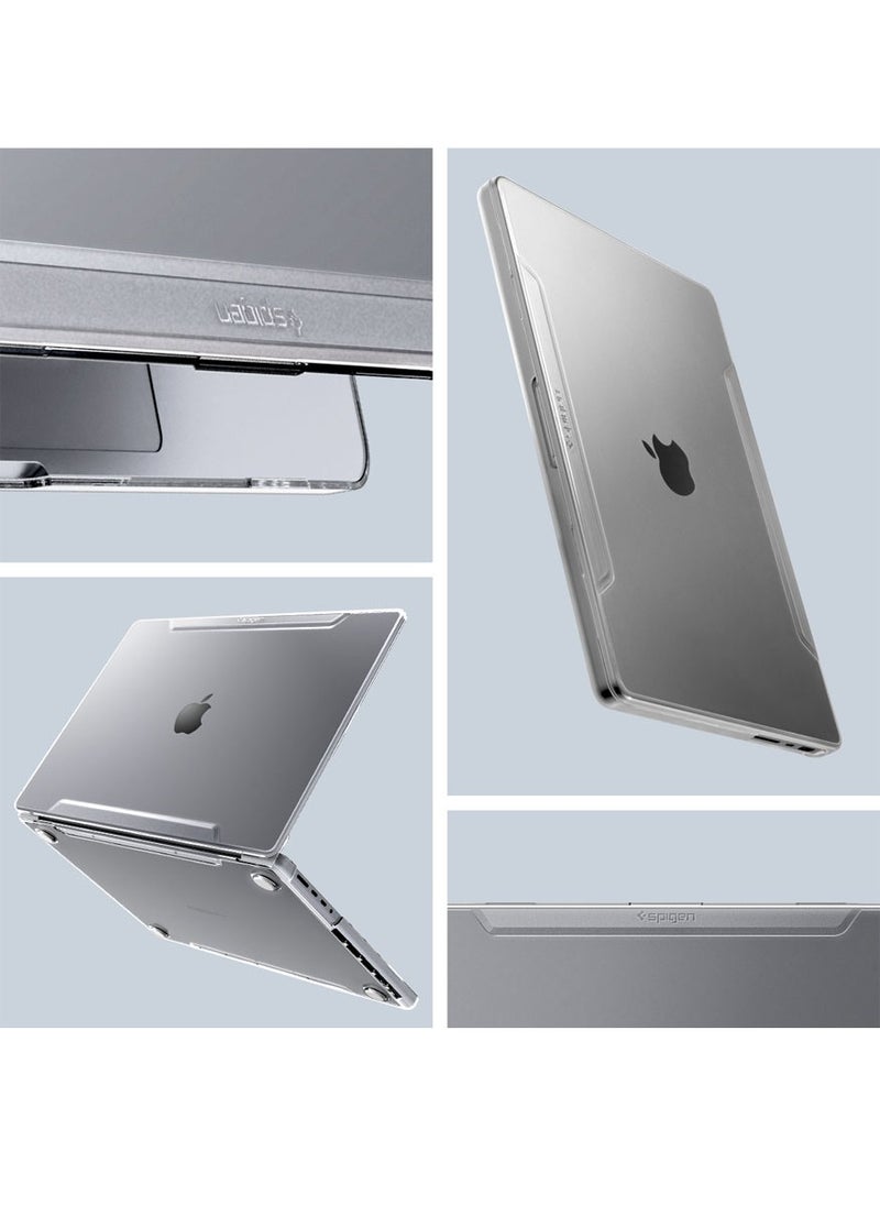 Spigen Thin Fit Macboox Pro 16 inch Case compatible with M4 Pro / M4 Max (2024) /  M3 Pro / M3 Max (2023) and M2 Pro / M2 Max A2780 (2023) / M1 Pro / M1 Max A2485 (2021) Transparent Protective Hard Shell Cover - Crystal Clear  - Image 3
