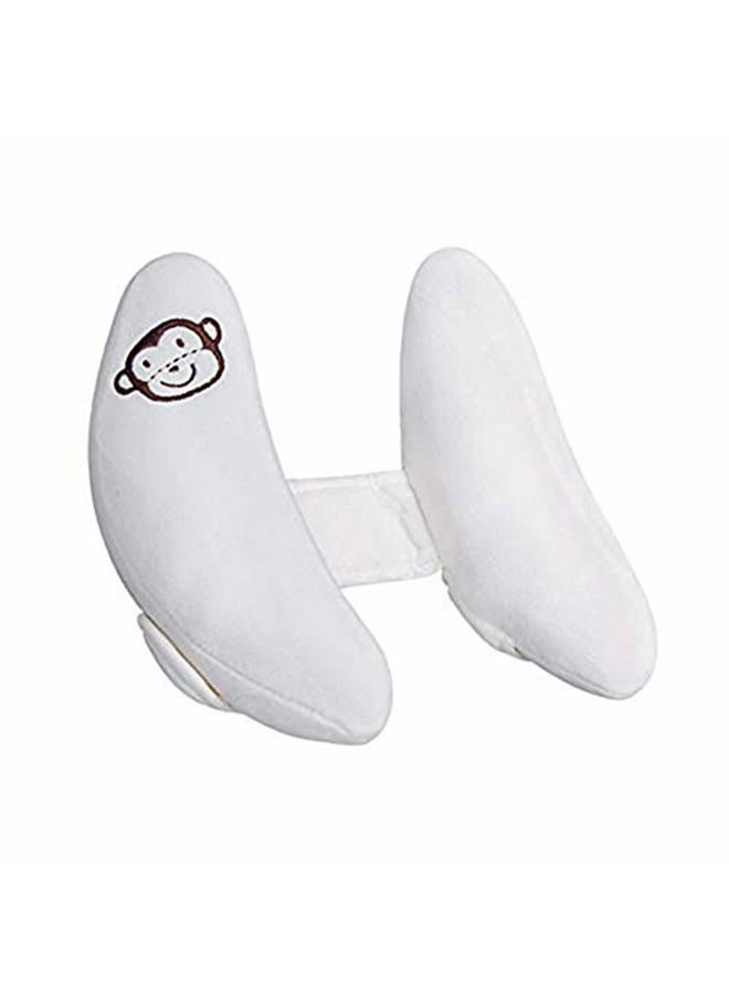 Inchant Adjustable Baby Soft Head Neck Support - Children Travel Car Seat Safety Pillow Cushion, Banana. - Image 1