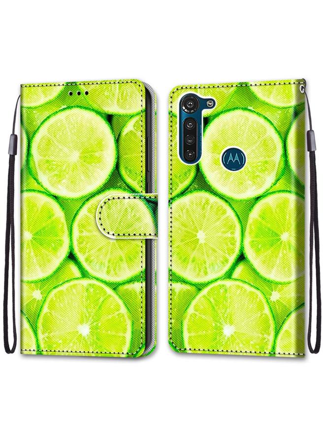 S-TOP Case For Motorola Moto G8 Power Coloured Drawing Cross Texture Horizontal Flip PU Leather Case with Holder & Card Slots & Wallet & Lanyard - Image 2