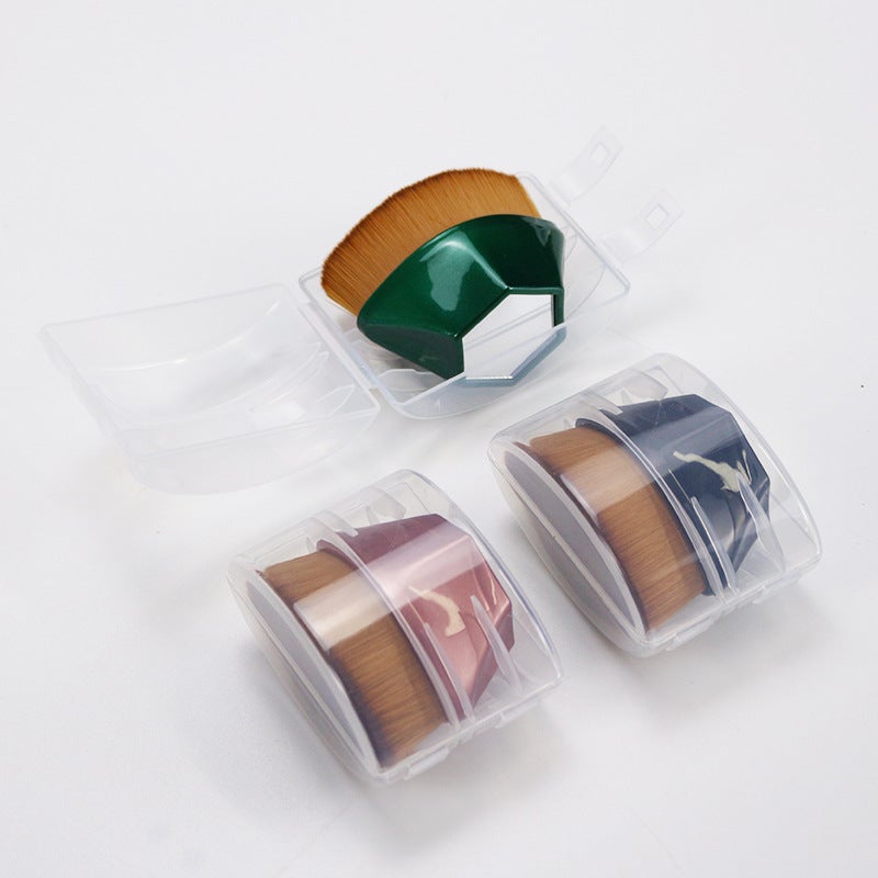 Factory Sale No. 55 Foundation Brush Single Magic Seamless Petal Concealer Brush Beauty Tools Flat Head Makeup Brush - Image 5