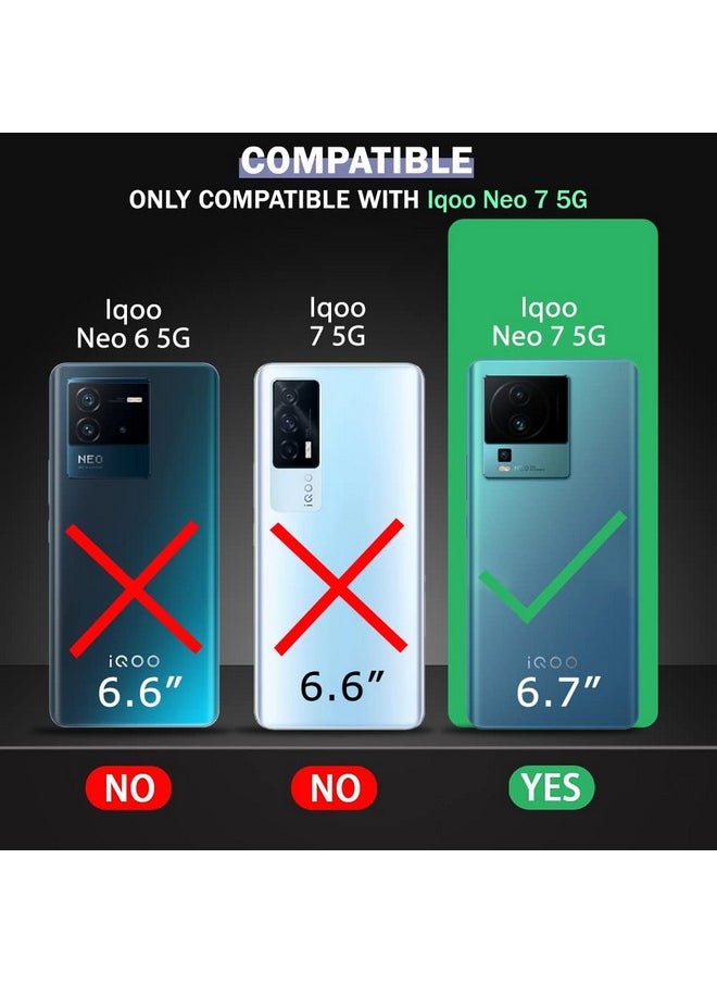 ذا جيفت كارت - غطاء خلفي فاخر مطلي بالذهب من TheGiftKart مصنوع من مادة TPU لهاتف Iqoo Neo 7 / Neo 7 Pro 5G (شفاه مرتفعة لحماية الكاميرا والشاشة | تصميم مقاوم للصدمات | ظهر أنيق | أسود) - Image 1
