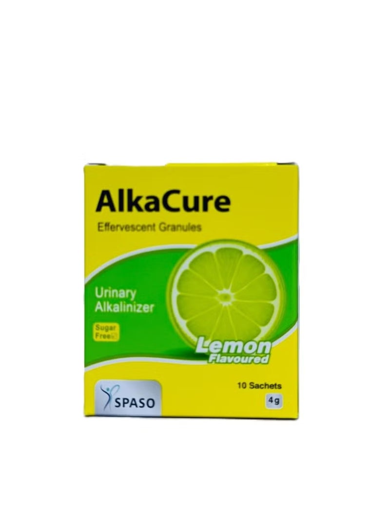 ALKACURE Lemon Effervescent Granules 4 g (10 Sachets)