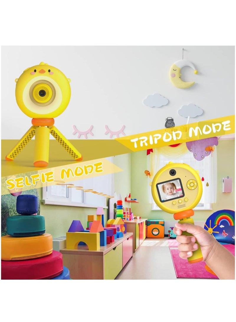 Kids Selfie Camera Toys, Children's Camera with Flip Up Lens for Selfie & Video, 20 MP Photo 1080P HD Digital Camera with Flash Lamp, Video Recorder, Birthday Gifts for Boys Girls - Image 3