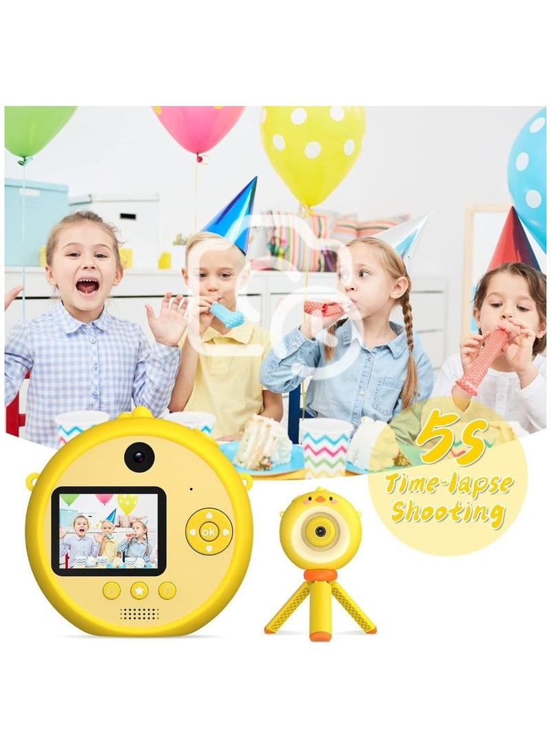 Kids Selfie Camera Toys, Children's Camera with Flip Up Lens for Selfie & Video, 20 MP Photo 1080P HD Digital Camera with Flash Lamp, Video Recorder, Birthday Gifts for Boys Girls - Image 4