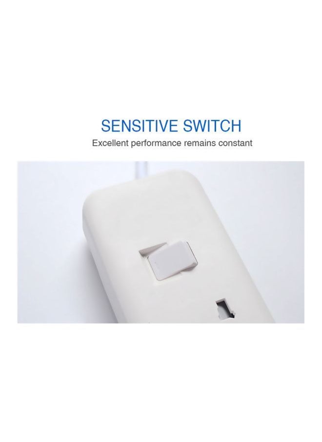 NIBEMINENT Multi-Outlet Power Strip White  - Image 4