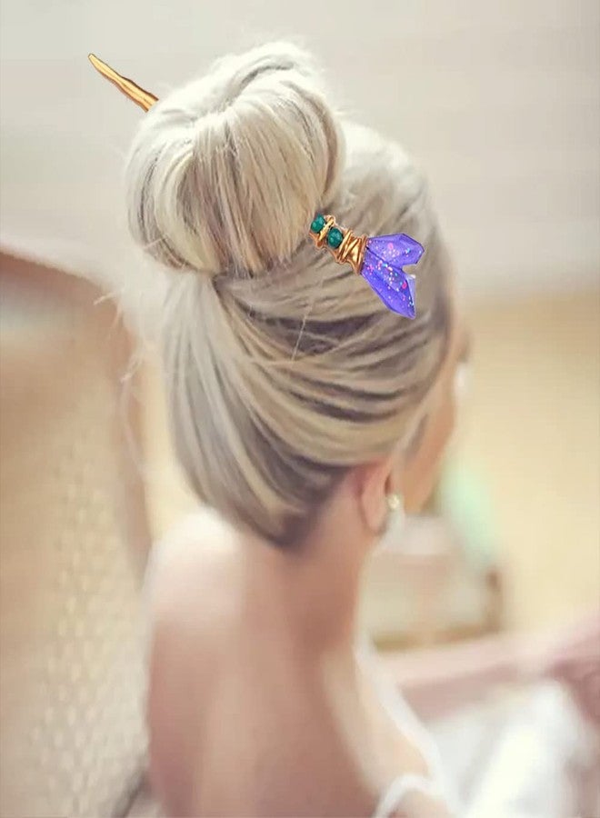 metulip Magic Wand Resin Molds Silicone Witch Wands Mold 6 Shape Crystal Sticks Resin Molds for Epoxy Resin Casting Party Decor DIY Craft Gifts - Image 5