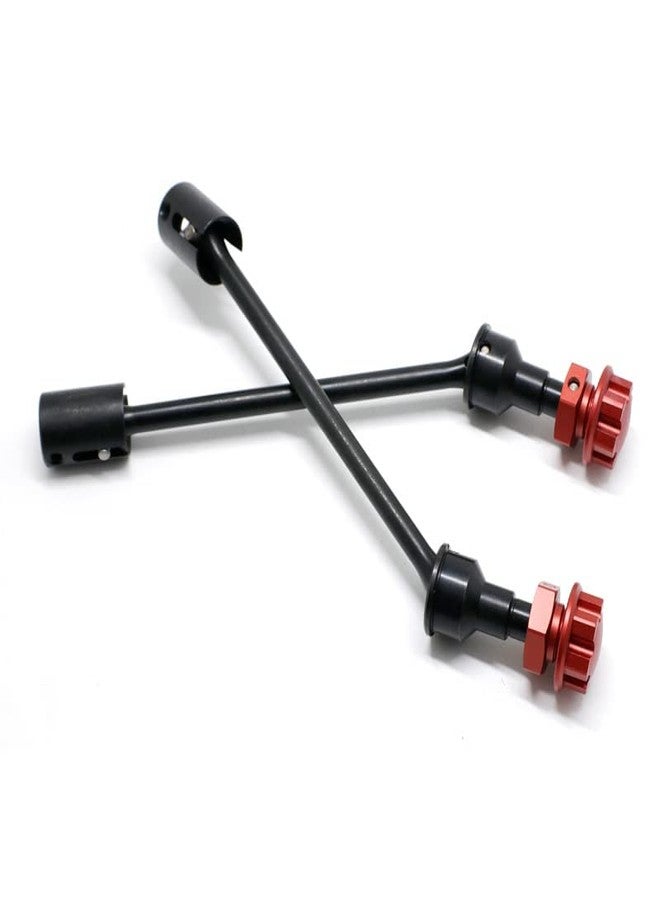 XBERSTAR RC Car Drive Shaft for 1/10 Traxxas MAXX WideMaxx RC Car Vehicle Front Rear Drive Shaft Universal Drive Shaft CVD (Black+Blue) - Image 5