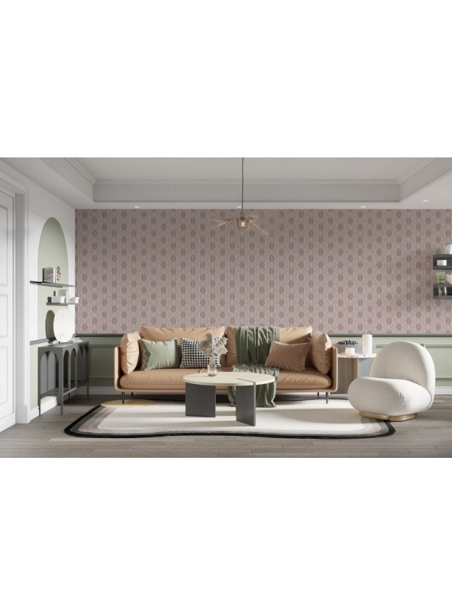 Home Gallery Pastel Palette Flowers Fabric Wallpaper Covers An Area ​​Up To 4.2Mx3M With Adhesive  And Smoothing Tool - Image 4