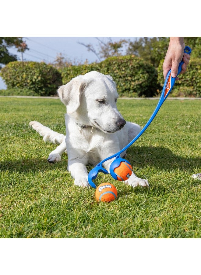 Chuckit! The Duo 22M Double Launcher Dog Toy, 22" Length, Includes 2 Medium Tennis Balls (2.5") Size Medium for Breeds 20-60lbs, Multi-Dog and Pack Play - Image 4