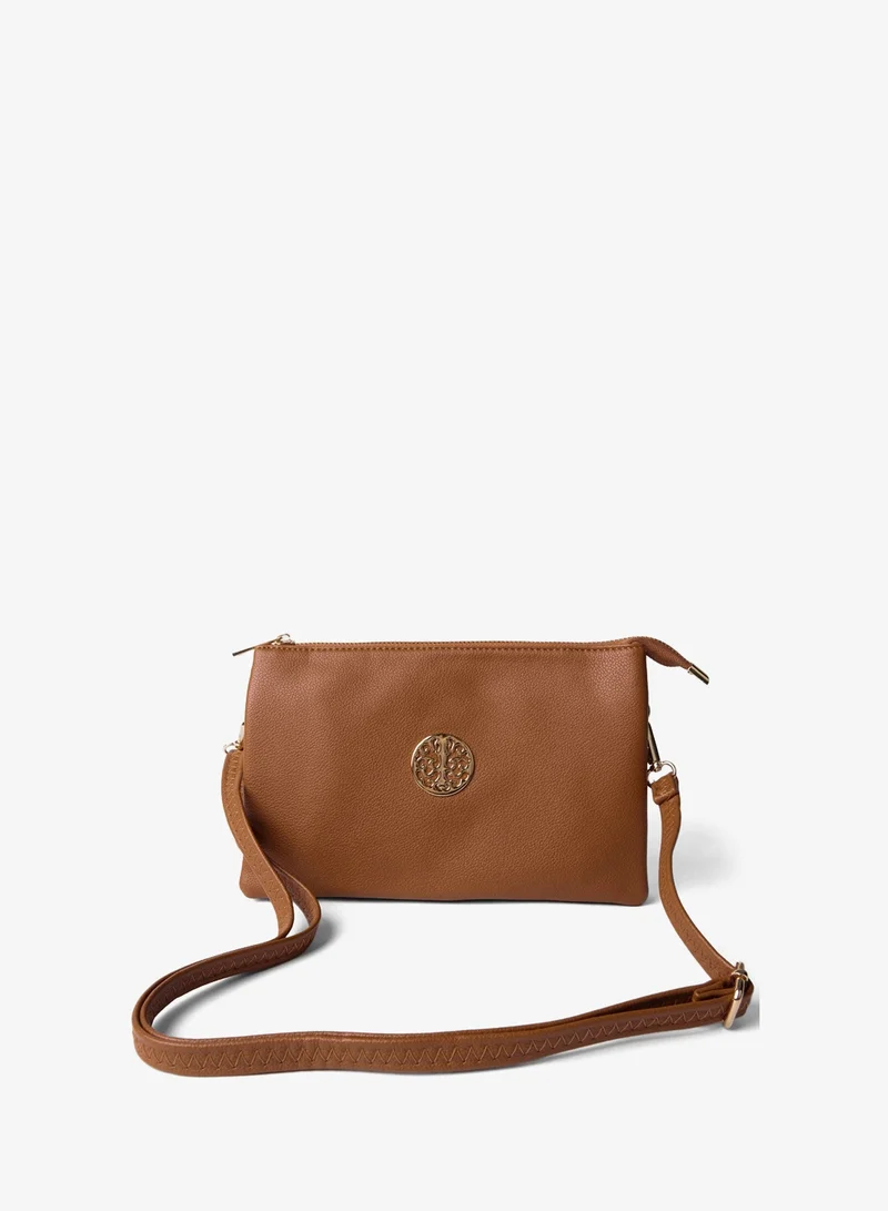 بلو فانيلا Clutch With Detachable Strap