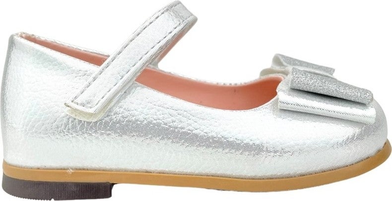 Nubebe Comfortable Pattern Kids Big Bowknot Flats Lame Needle  - Image 1