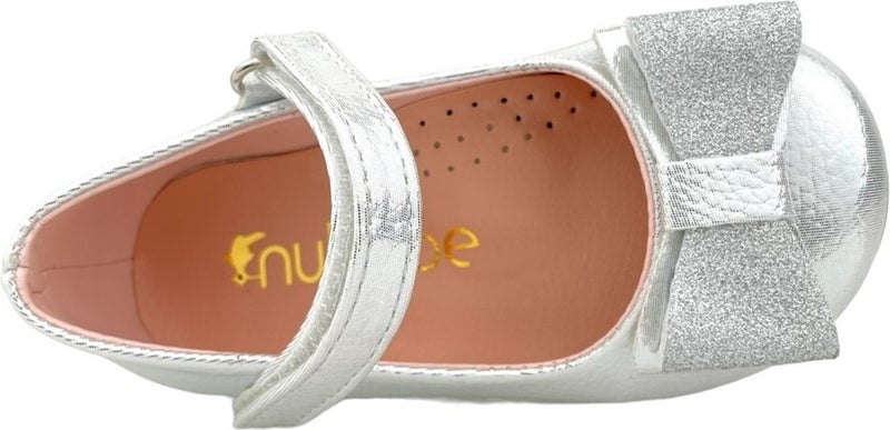Nubebe Comfortable Pattern Kids Big Bowknot Flats Lame Needle  - Image 4