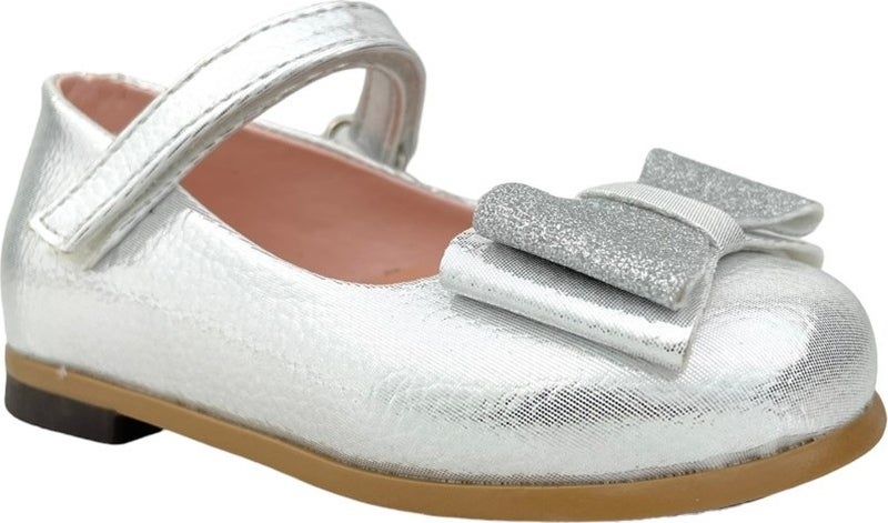 Nubebe Comfortable Pattern Kids Big Bowknot Flats Lame Needle  - Image 2