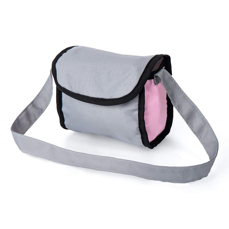 Bayer Design Baby Doll Trendy Pram in Grey/Pink, 67 x 41 x 68 centimeters, 1300800 - Image 4