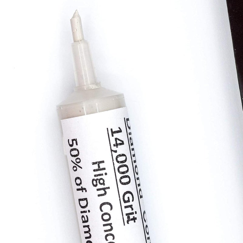 TechDiamondTools Diamond Polishing Compound Polishing Paste USA Made 14,000 Grit 0-1 Microns for Marble Glass Metal Rock Jewelry Resin Silver Chrome Gemstone with High Concentration of Diamond Powder - Image 5