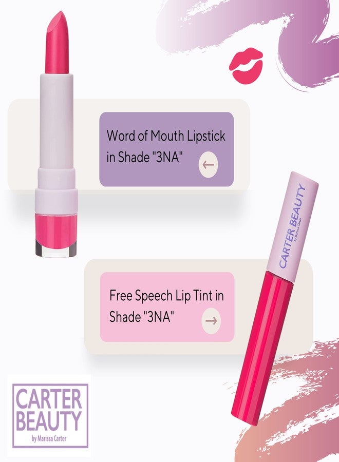 Carter Beauty By Marissa Carter Word Of Mouth Lipstick - Intense Color With A Smooth Matte Finish - Can Be Used With Free Speech Lip Tint For A Glossy Look - Bey - 0.16 Oz - Image 5